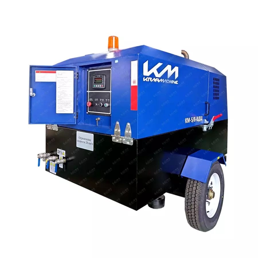 Дизельный компрессор КМ-5/8-ВД XICHAI Kraftmachine