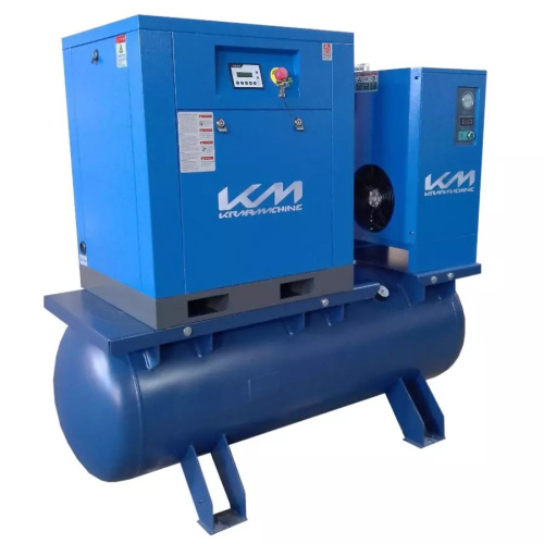 Винтовой масляный компрессор на ресивере с осушителем KraftMachine КМ5,5-10рВ-500/О Jiangtian Kraftmachine